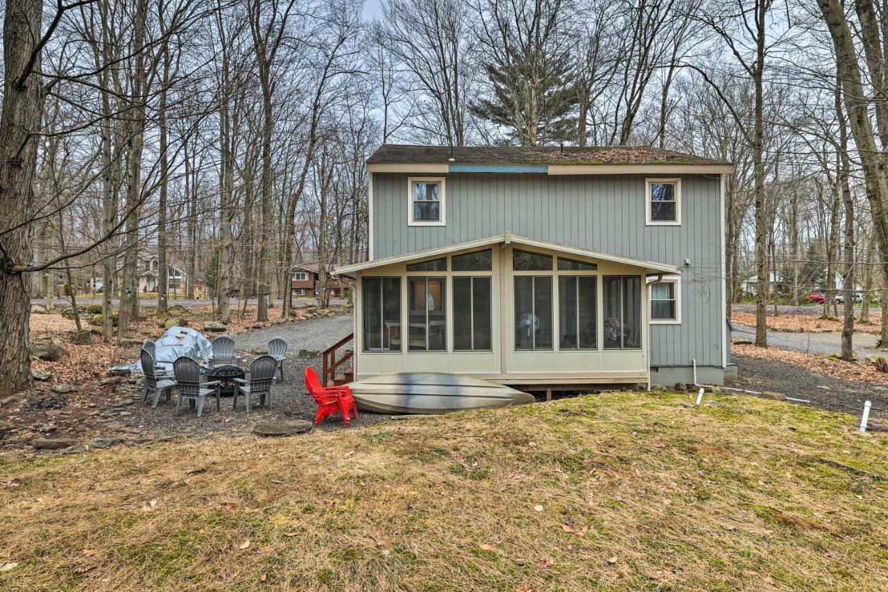 Poconos Vacation Home Walk To Locust Lake! Pocono Lake Buitenkant foto