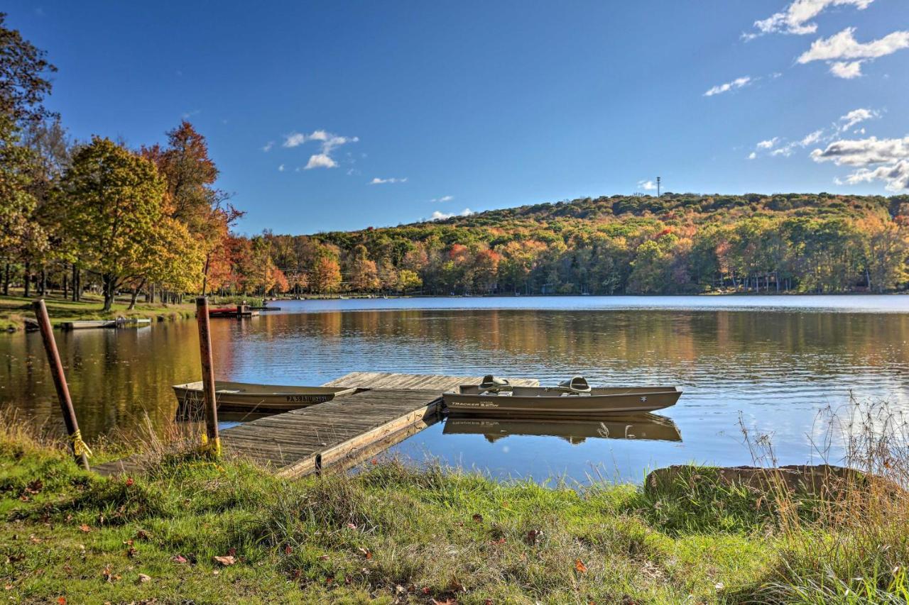 Poconos Vacation Home Walk To Locust Lake! Pocono Lake Buitenkant foto